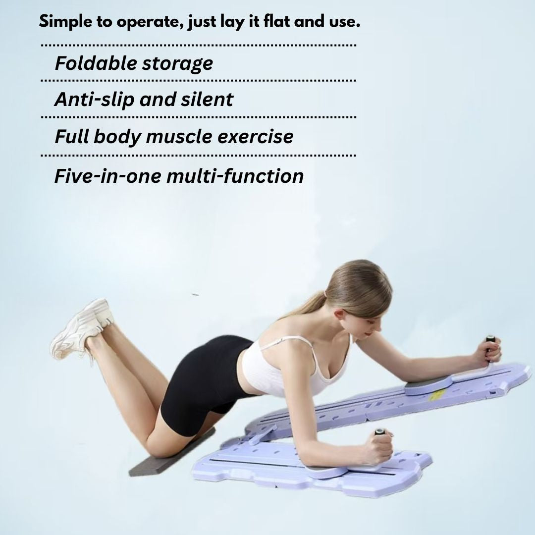 "Foldable Pilates Fitness Board 💪 Compact & Multi-Functional for Total Body Strength 🧘‍♀️"