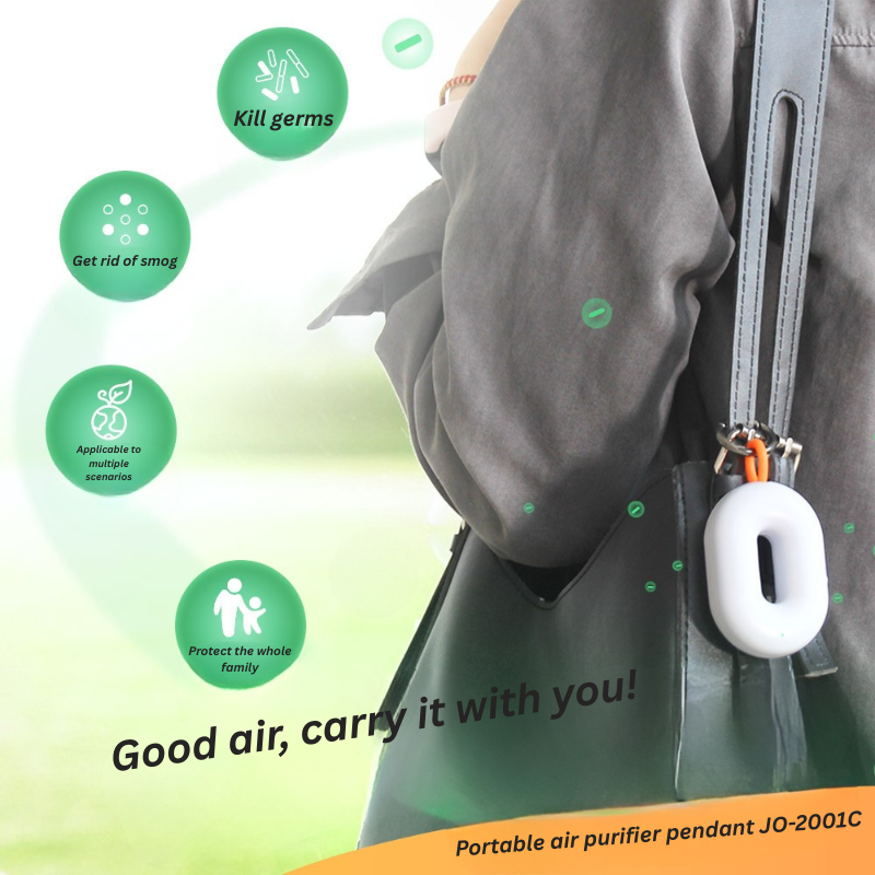 Wearable Mini Air Purifier Pendant 🌿✨ Portable Negative Ion Fresh Air Necklace 😌💨