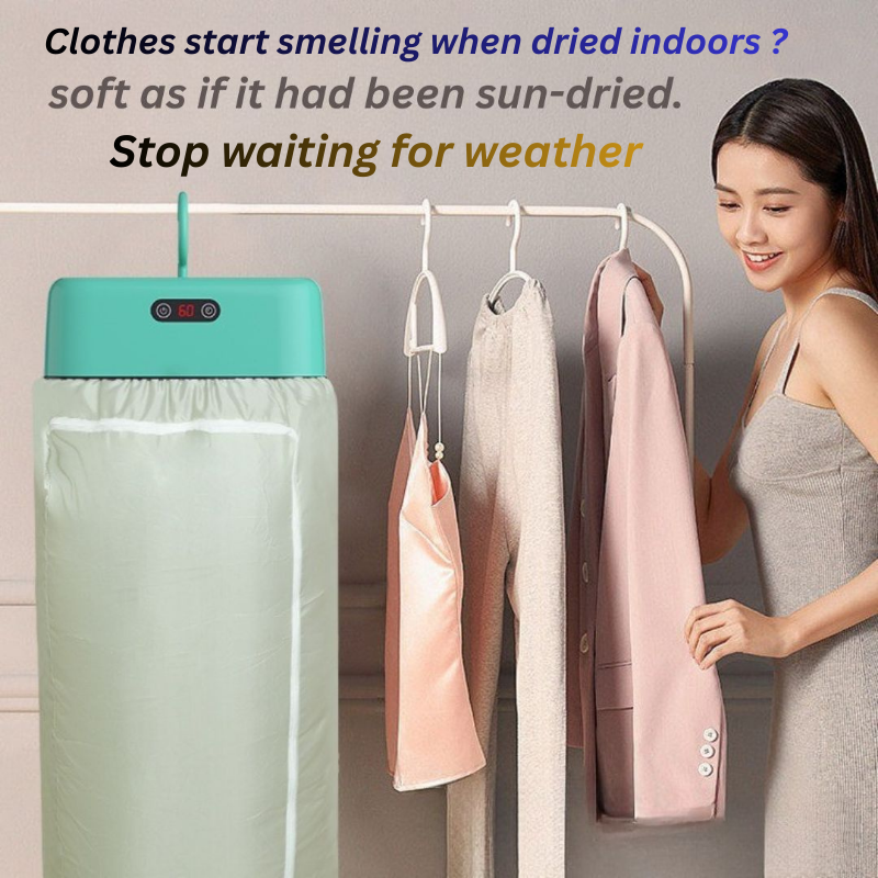🧺 Smart Clothes Dryer 🚀 | Portable & Quick-Drying 🌀 | Perfect for Students 🎓 & Small Spaces 🏡