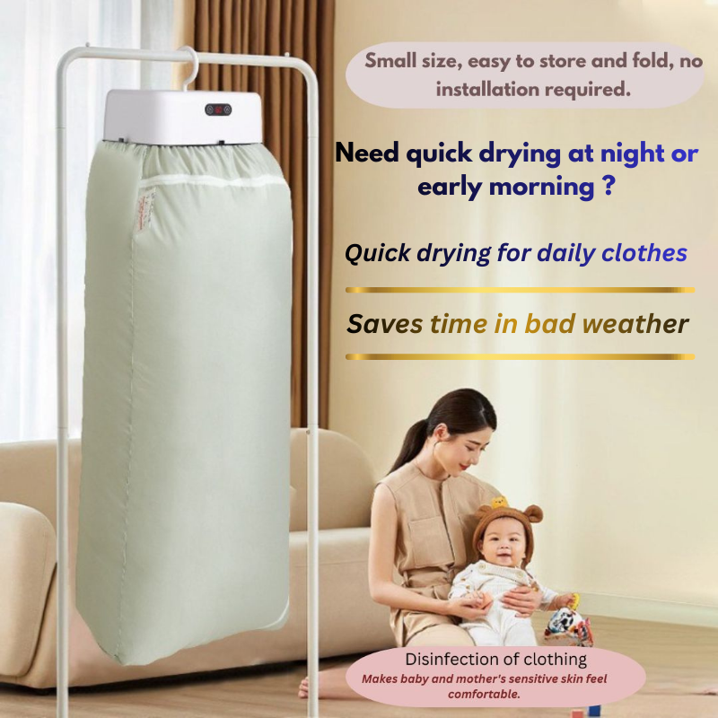 🧺 Smart Clothes Dryer 🚀 | Portable & Quick-Drying 🌀 | Perfect for Students 🎓 & Small Spaces 🏡