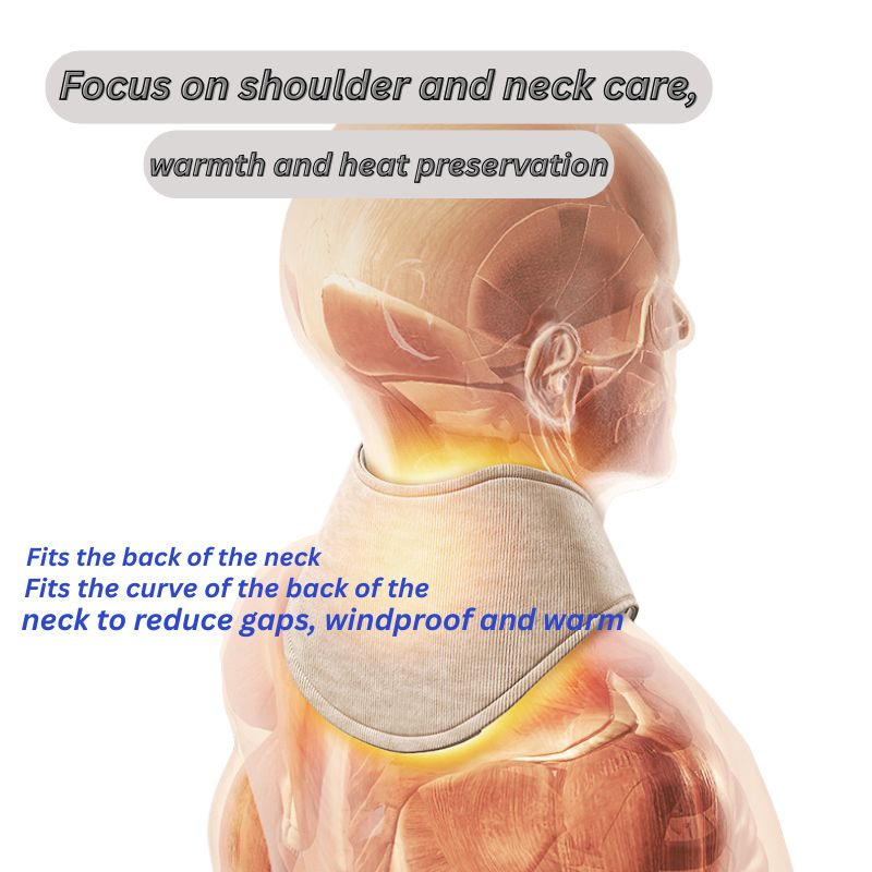 🔥 Cozy Neck Protection Collar with Pocket – Ultra-Soft Winter Scarf Shawl ❄️✨