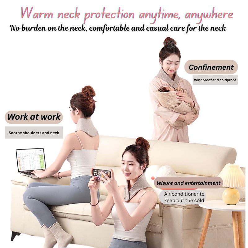 🔥 Cozy Neck Protection Collar with Pocket – Ultra-Soft Winter Scarf Shawl ❄️✨