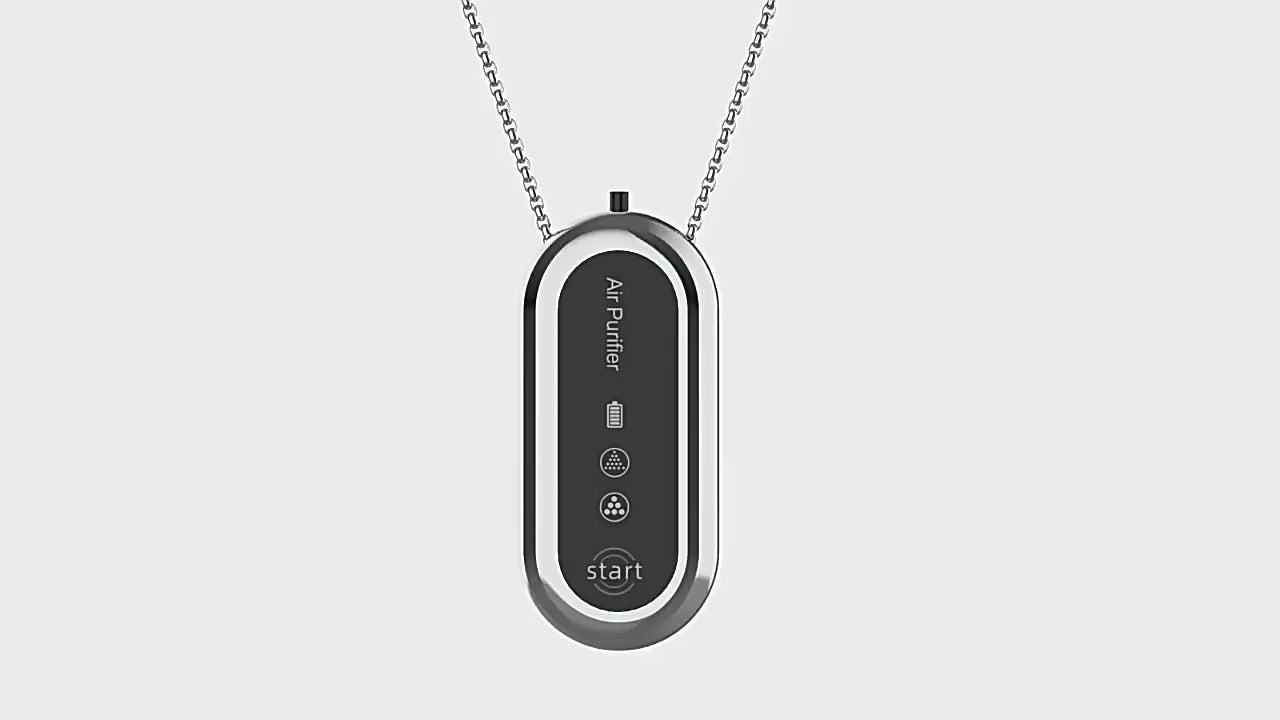 Mini Neck Air Purifier 🌬️✨ | Portable Fresh-Air Necklace 😷💨 | Ultra-Light Personal Air Cleaner