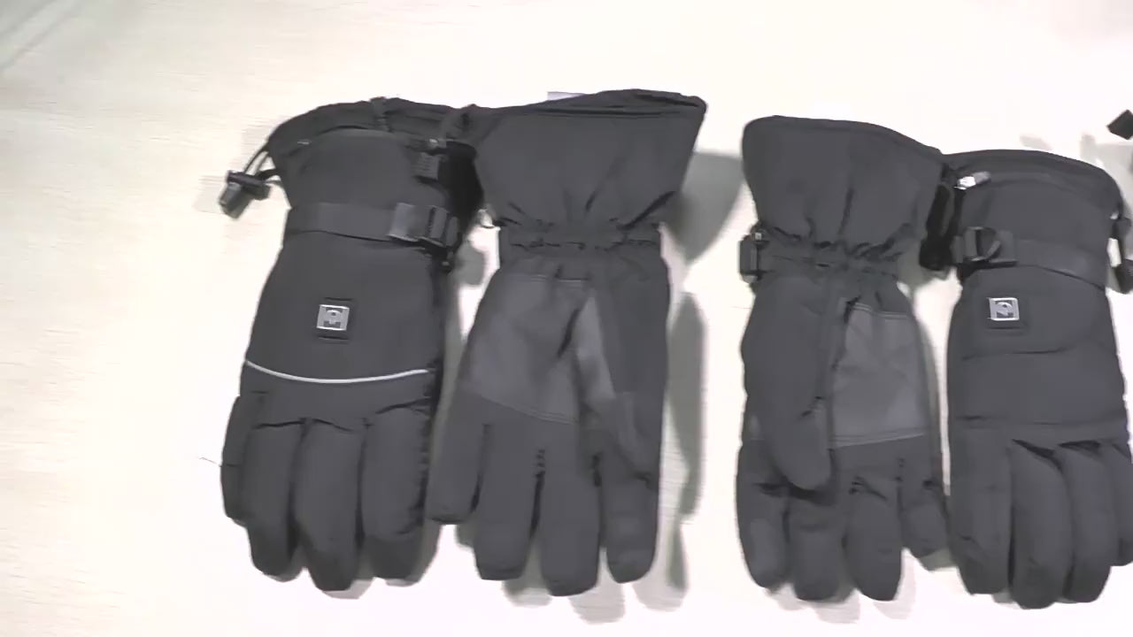Heated Winter Motorcycle Gloves | Touch Screen Waterproof Gloves for Riding, Skiing & Outdoor Sports