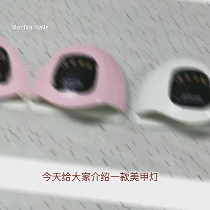 🌈 Red UV LED Nail Lamp 280W with 66 Beads | Super Fast Gel Polish Dryer for Home and Salon 💅