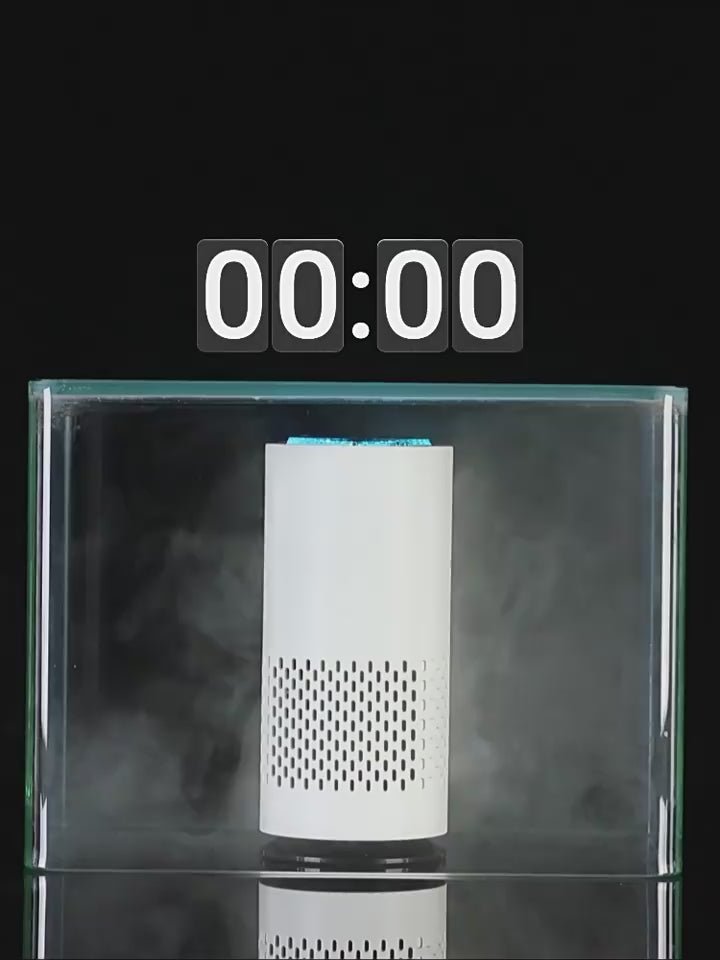 Top-Rated Portable Car Air Purifier 🌬️🚘 | Negative Ion Smoke & Dust Eliminator 🌫️🛡️ | Compact Desktop Fresh-Air Cleaner