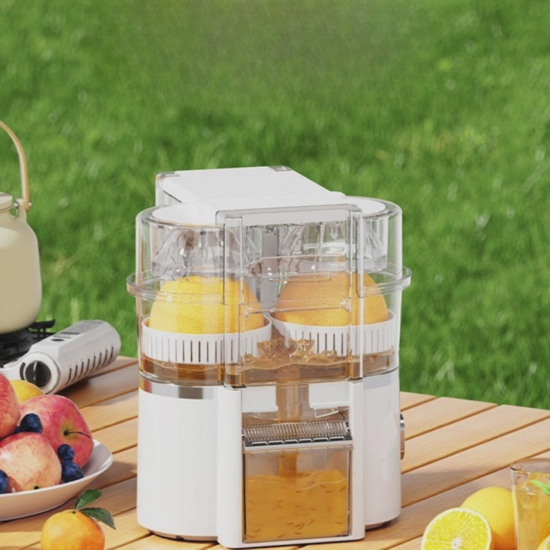 Fully Automatic Double-Head Electric Juicer 🍋 | Multifunctional Citrus Juicer 🍊 | Residue-Free Juice Separation | Home & Kitchen Essential